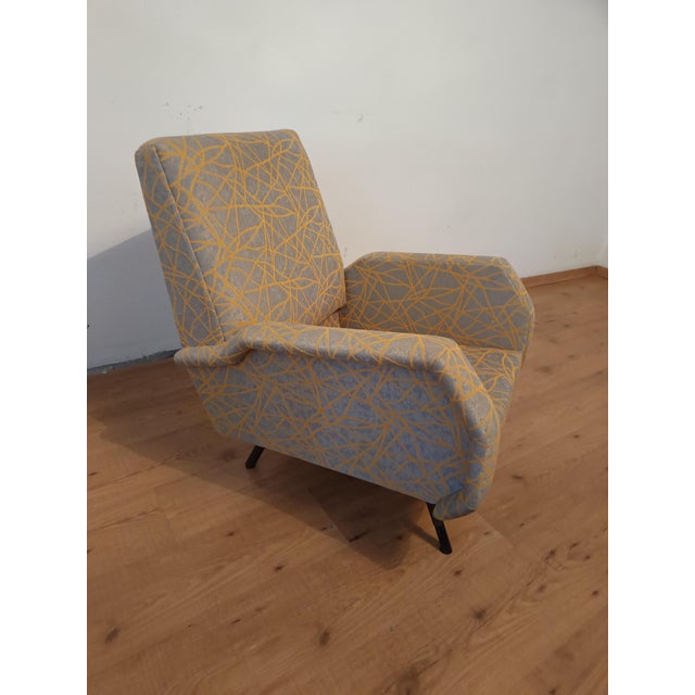 Gray Armchairs, 1950s, Set of 2 For Sale - Image 8 of 12