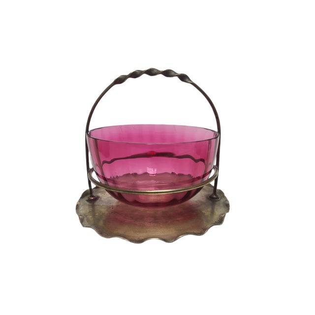 Antique Art Nouveau British Basket, 1900s For Sale - Image 14 of 16