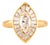 Late 20th Century 18k Diamond Ring, Size 5 For Sale