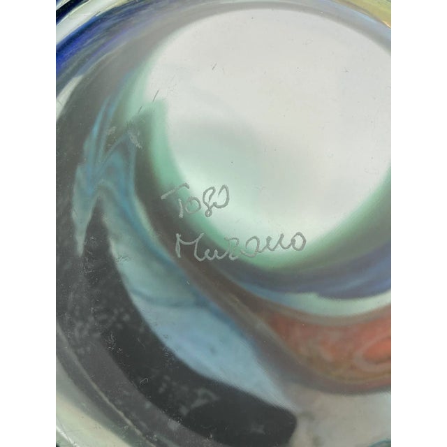 1970s Fratelli Toso Vintage Murano Glass Vase For Sale - Image 5 of 6