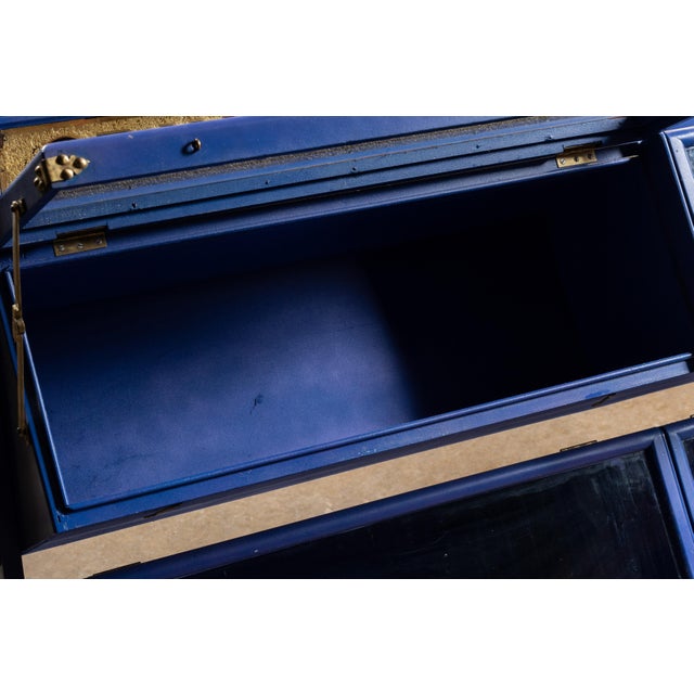 Antique Gray, Dunn & Co. Bakery Display Case in Blue For Sale - Image 14 of 14