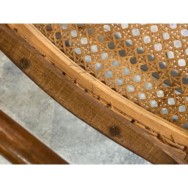 Antique Cane and Wood Chairs, 1890s, Set of 2 For Sale - Image 13 of 17