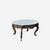 1950s Small French Carved Marble Top Coffee Table For Sale - Image 4 of 8