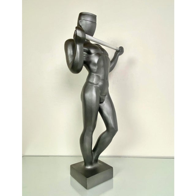 Art Deco Taus Table Lamp by Eric Bug for Febrer, 1985 For Sale - Image 3 of 18