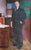 Original Oil Painting: Vladimir Lenin Portrait, Soviet Ukrainian Art 198-124 For Sale