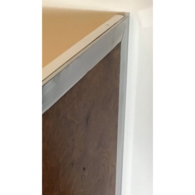 Vintage Milo Baughman Style Mid Century Modern King Headboard For Sale - Image 9 of 12