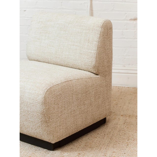 Mid-Century Modern Mid 20th Century Tappo Modular Sofa Styled After John Mascheroni for Vecta in Almond Tweed For Sale - Image 3 of 8