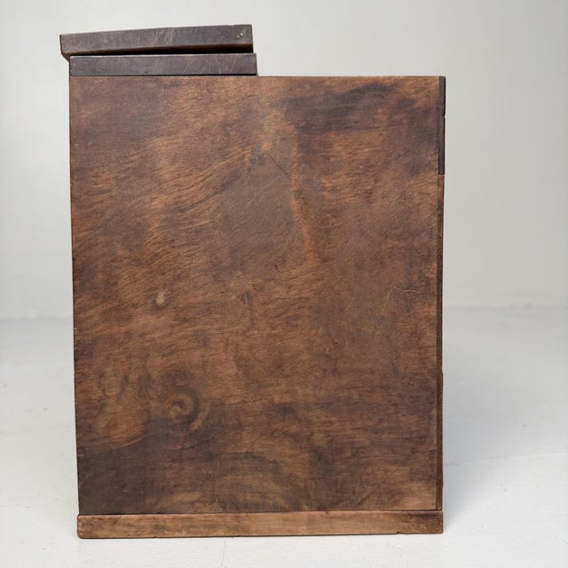 Japanese Writers Cabinet with Drawers and Top Compartment, 1920s For Sale - Image 12 of 15