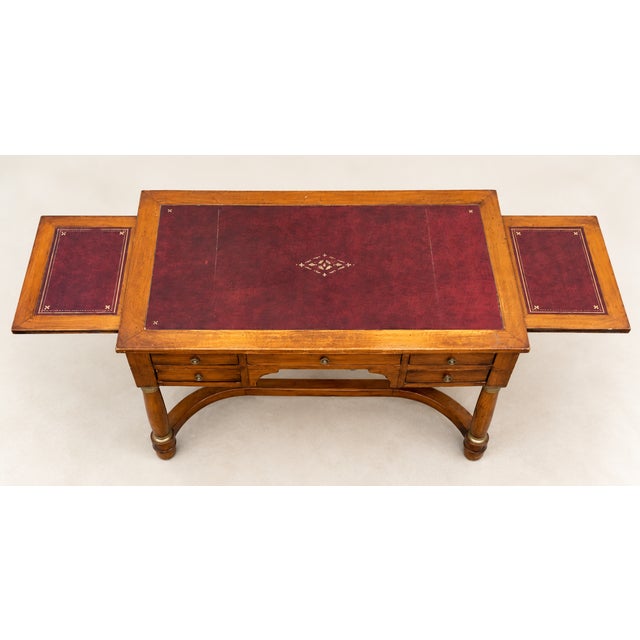 Brown 19th Century French Empire Style Mahogany Desk For Sale - Image 8 of 9