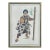 Vintage Color Lithograph of Japanese Kabuki Theater Figure, Pencil Signed and Numbered For Sale