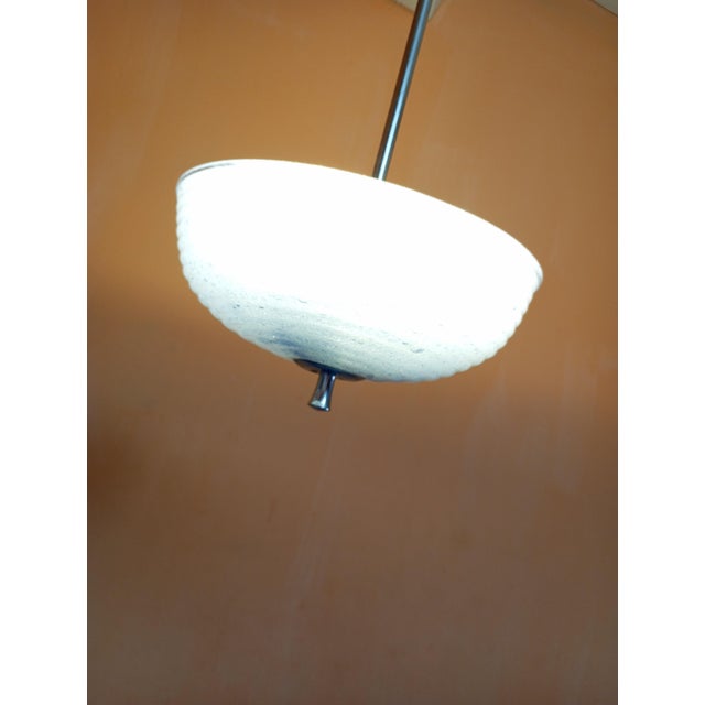 Pulegoso Light Blue Glass Chandelier by Barovier & Toso, Murano, 1960s For Sale - Image 12 of 16