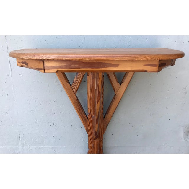 Wood 1940s Belgian Entry Stand For Sale - Image 7 of 13