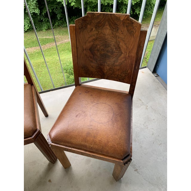 Art Deco Chairs in the style of Christian Krass, 1920s, Set of 6 For Sale - Image 10 of 18