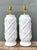 Vintage Bamboo Trellis Glazed Ceramic Lamps For Sale - Image 12 of 12