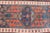 Antique Colorful Persian Heriz-Serapi Runner With a Bold Geometric Design 3'1 X 10'10 For Sale - Image 10 of 13