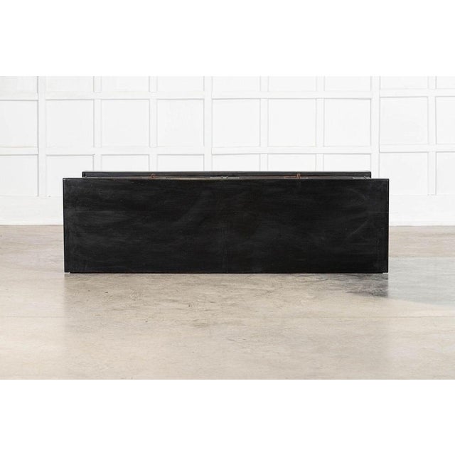 19th Century English Pine Ebonised Dresser Base, 1890s For Sale - Image 9 of 16