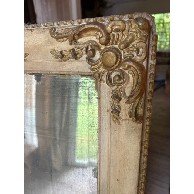 Italian Antique Italian Entryway Mirror For Sale - Image 3 of 4