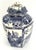 Blue Ginger Temple Jar Staffordshire Style For Sale - Image 8 of 12