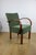 Vintage Art Deco Loft Armchair in Olive Green, 1960 For Sale - Image 11 of 11