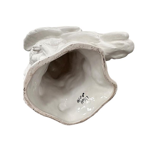 Ceramic Mid-Century Vintage Italian Ceramic Parrot, Circa 1960 For Sale - Image 7 of 8