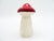 Studio Pottery Hand Painted Ceramic Mushroom Red Cap With White Polka Dots For Sale - Image 4 of 6