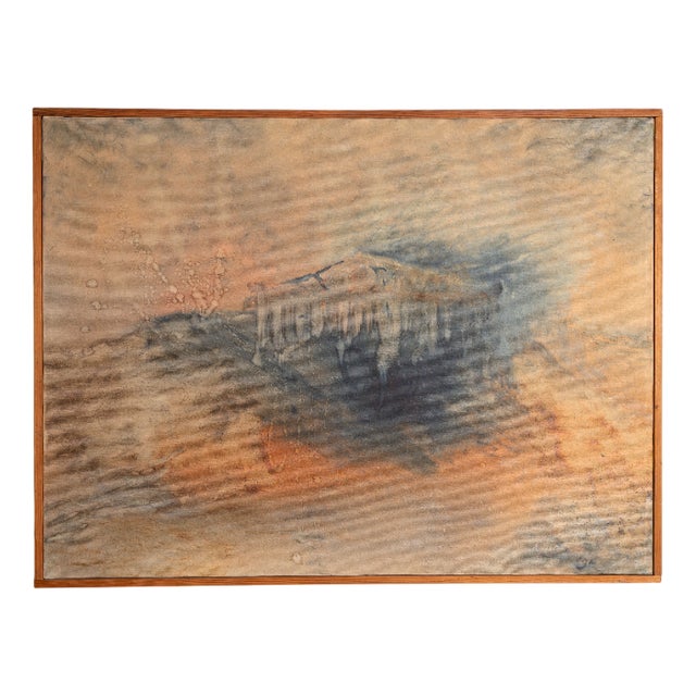 S. Martiny, Abstract Landscape, 1987, Watercolor For Sale