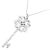 Tiffany & Co. Platinum & 18k White Gold Enchant Quatre Heart Key Pendant Necklace. Details: Metal: Pendant is Platinum,...