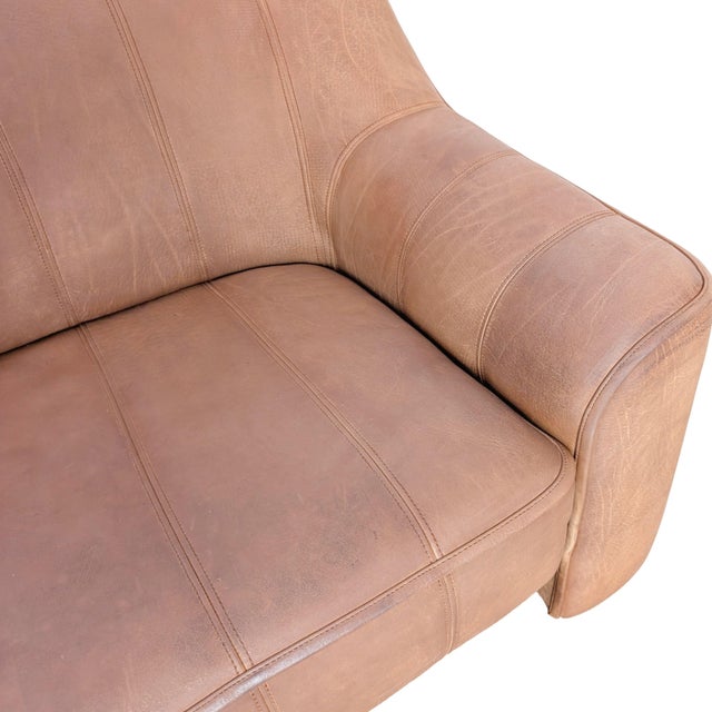 DS44 Two-Seater Buffalo Leather Sofa in Brown by de Sede For Sale - Image 11 of 12