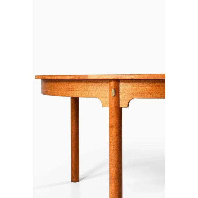Dining Table in Teak and Brass by Børge Mogensen, 1959 For Sale - Image 6 of 7