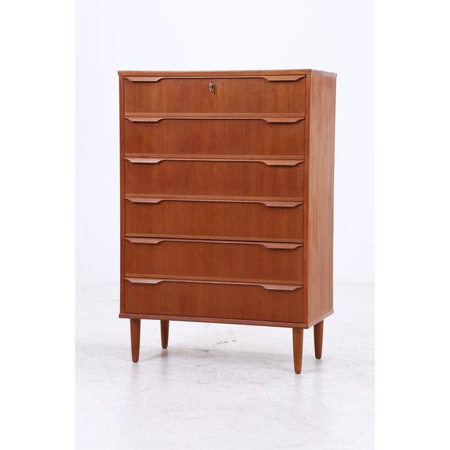Vintage Teak Chest of Drawers, 1960s For Sale - Image 4 of 15