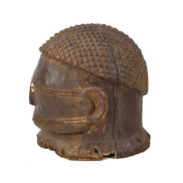 Early 20th Century Tabwa Helmet Mask For Sale - Image 4 of 9