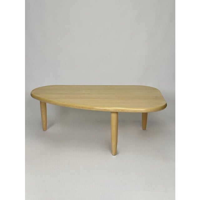 Scandinavian Coffee Table in Beech from Haslev, 1980s For Sale - Image 6 of 6
