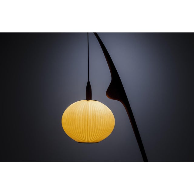 Praying Mantis Floor Lamp from Rispal, France, 1950s For Sale - Image 13 of 17