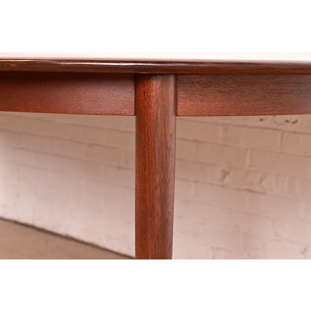 Skovmand & Andersen for Moreddi Danish Modern Teak Extension Dining Table, Newly Refinished For Sale - Image 10 of 14