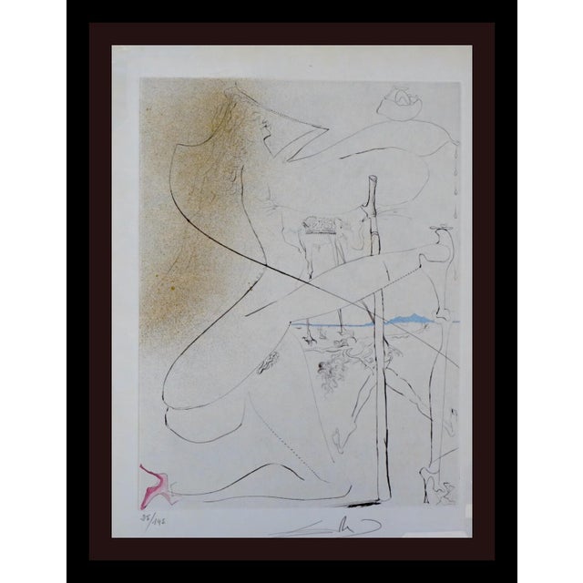 ARTIST: Salvador Dali TITLE: La Venus Aux Fourrures Woman with Crutch MEDIUM: Etching SIGNED: Hand Signed PUBLISHER:...