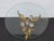 Gold Hollywood Regency Floral and Gold Painted Finish Glass Top Coffee Table 6646 For Sale - Image 8 of 15