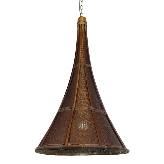 Antique Naga Village Basket Lantern For Sale