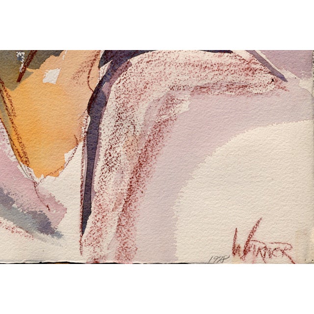 Portrait of a Woman by Doris Warner For Sale - Image 4 of 4