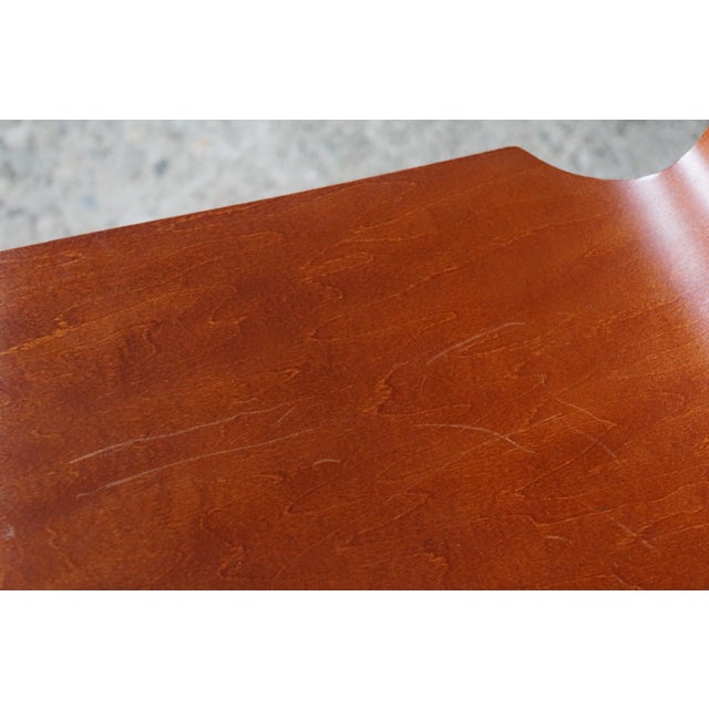 4 Mid Century Scandinavian Modern Bentwood Plywood Stacking Dining Side Chairs For Sale - Image 12 of 18