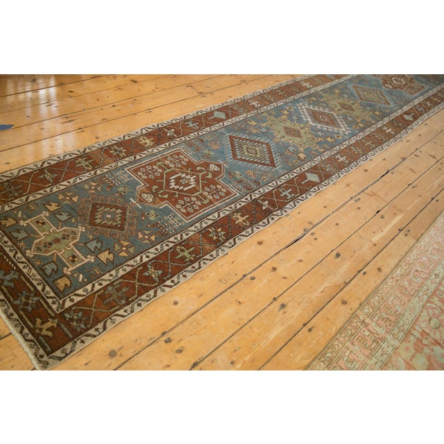 1930's Vintage Distressed Karaja Rug Runner For Sale - Image 11 of 11