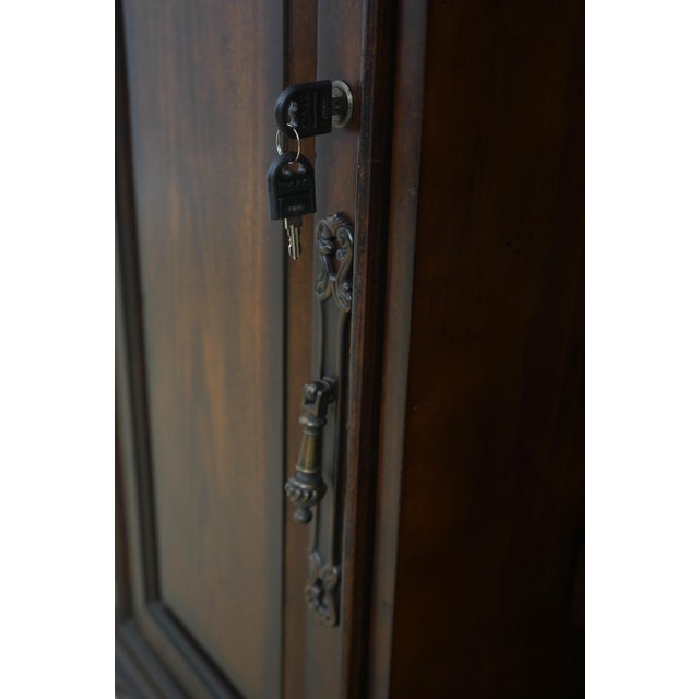 Marble Top Free-Standing Bar With Wine Rack For Sale - Image 16 of 18