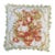 Vintage Floral Arrangement Needlepoint Pillow For Sale