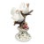 Oversized Vintage Capodimonte Lovebirds Sculpture – Italian Ceramic Doves Figurine For Sale