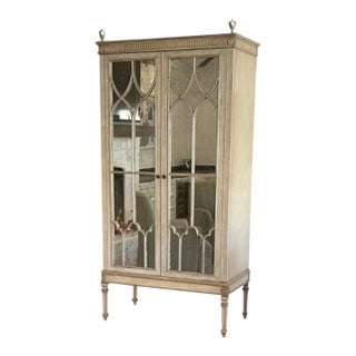 Ebanista Regency Style Saville II Mirrored Wardrobe Cabinet For Sale