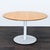 Modern Blu Dot Modern Round Dining Set With 5 Racer Upholstered Chairs For Sale - Image 3 of 10