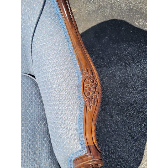 1930 Italian Club Living Room Chair Beachwood For Sale In Philadelphia - Image 6 of 17