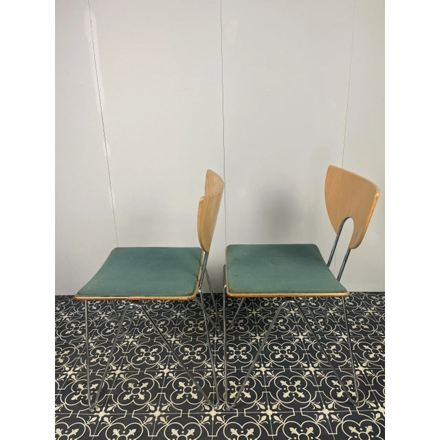 Set of Mikado Dining Chairs by Walter Leeman for Kusch + Co For Sale - Image 5 of 11