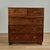 Handsome 19th century British colonial chest handcrafted in mahogany, with five drawers, in two piece campaign form with...