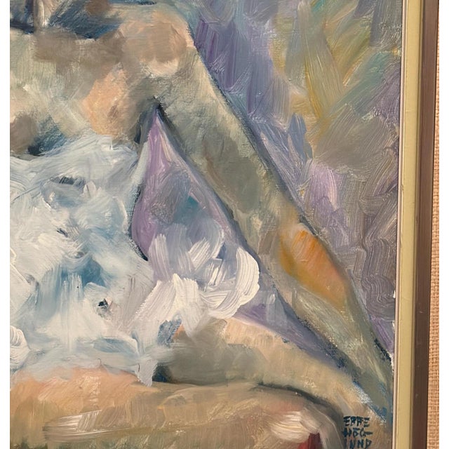 Ebbe Höglund, Sitting Ballerina, 1950s, Oil on Canvas, Framed For Sale - Image 6 of 10