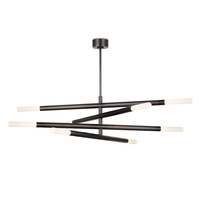 Regina Andrew Wick Steel Chandelier, Oil Rubbed Bronze For Sale In Detroit - Image 6 of 6